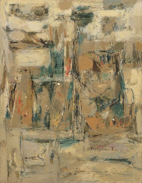 류경채, 계절 63-5, 1963, 캔버스에 유채, 116.5 x 91 cm