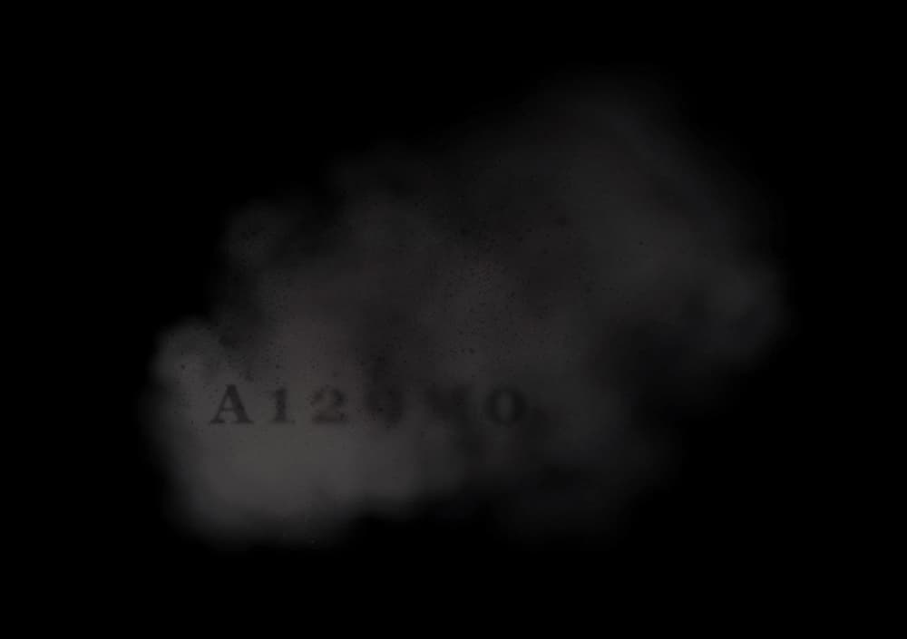  조수빈, A129M0 / 가변설치 / glass, dust, mixed media / 2016
