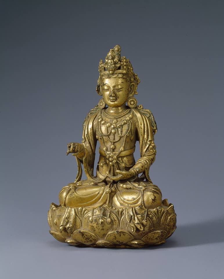 보물 제1872호 전 회양 장연리 금동관음보살좌상 傳 淮陽 長淵里 金銅觀音菩薩坐像