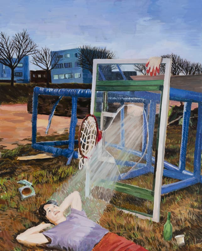 최모민, 〈풀밭 위의 식사〉, 캔버스에 유채, 160x130cm, 2019