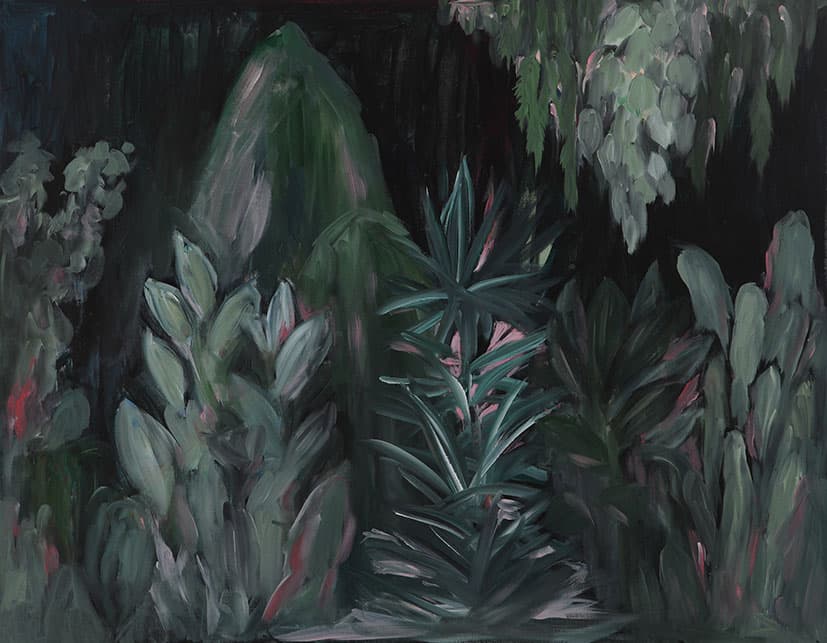 허선영, 어떤 곳의 식물, 캔버스에 아크릴, 116.7x91.2cm, 2016