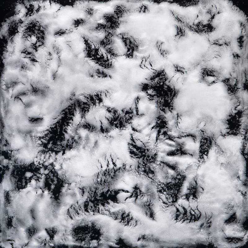 김태은, Preservation No. 10-120517_salt, oil, resin on metal canvas_104x104cm_2017
