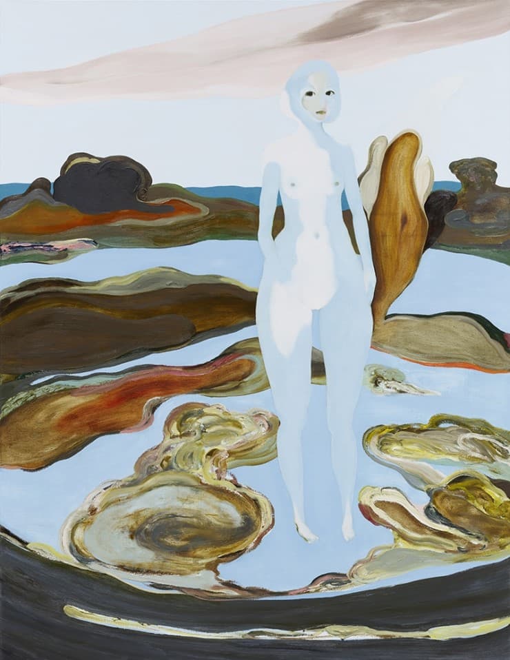 안중경, (도판5) 인간연구, 145.5x112cm, 캔버스에 오일, 2015