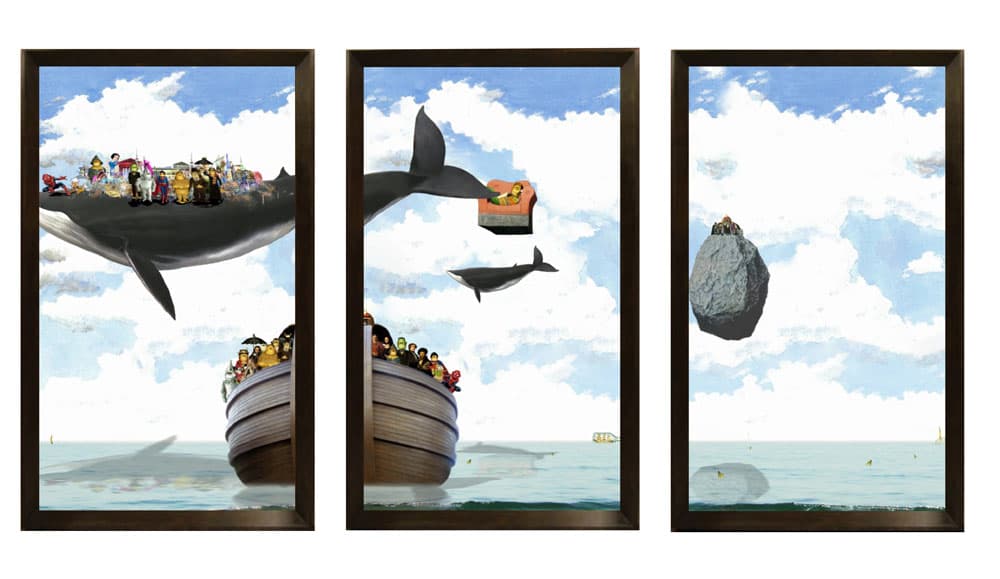 이이남, [꿈꾸는 월리(Dreaming wally), LED TV, 2011