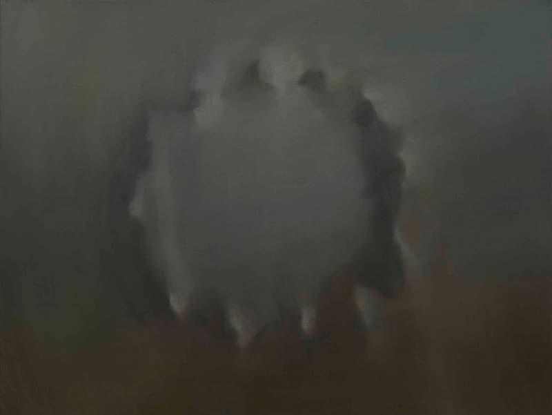 Son Hyun Seon, Like the moon, 2016, oil on canvas, 60.5×45.5cm