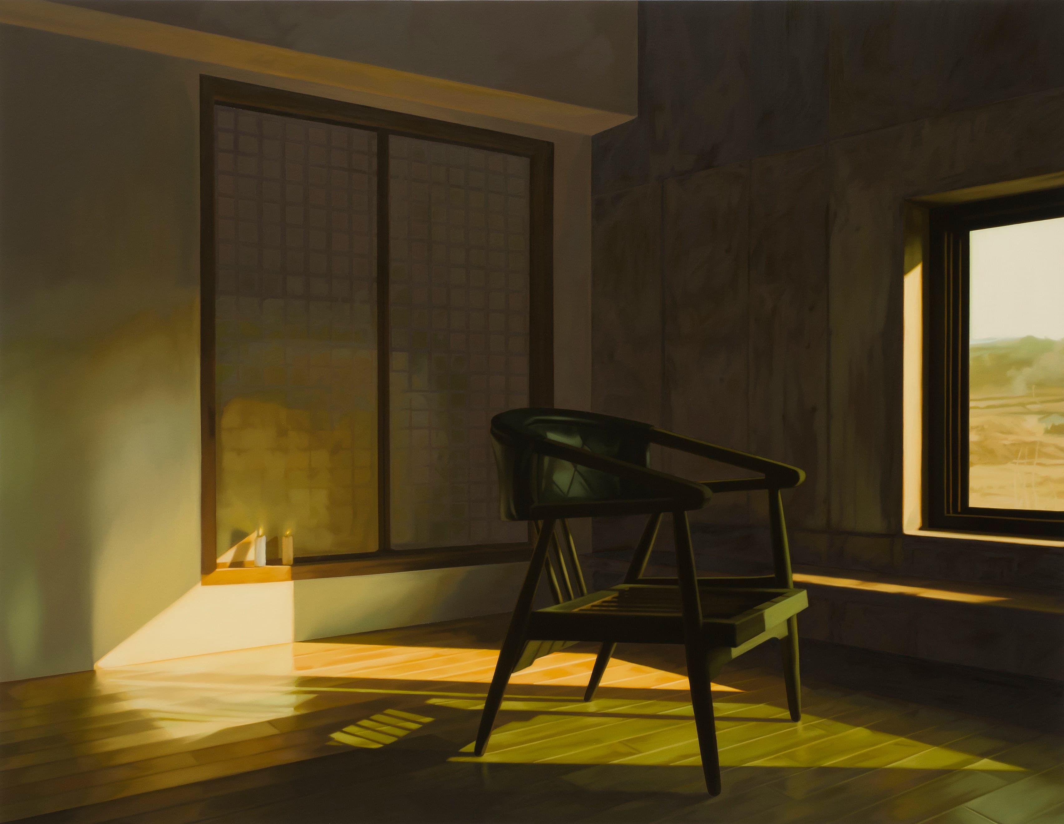 JEONG BOYOUNG, Looking, 2010, oil on canvas, 162x130.3cm