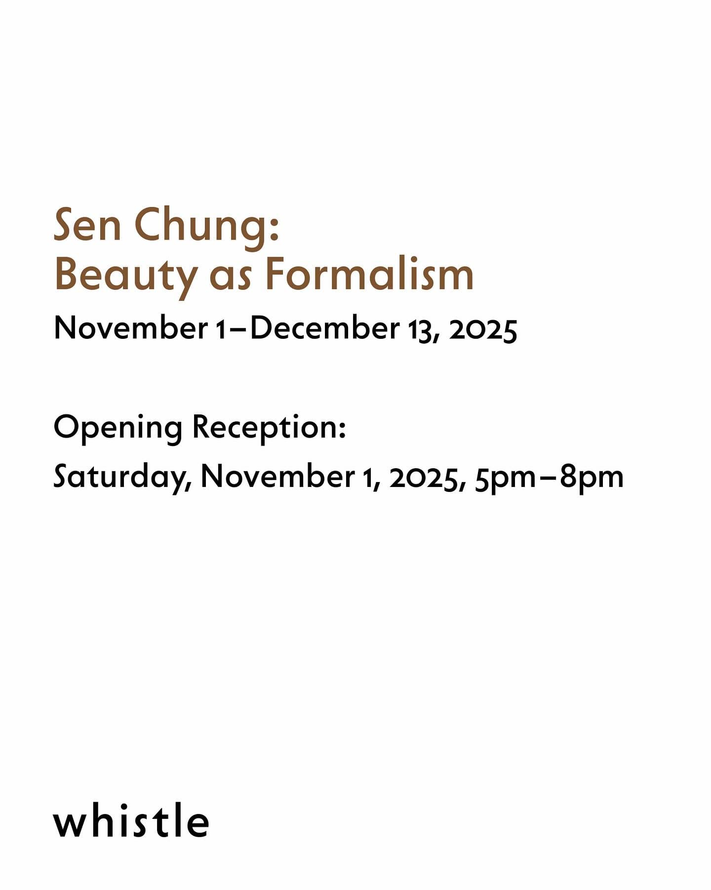 샌정 개인전: Beauty as Formalism 1