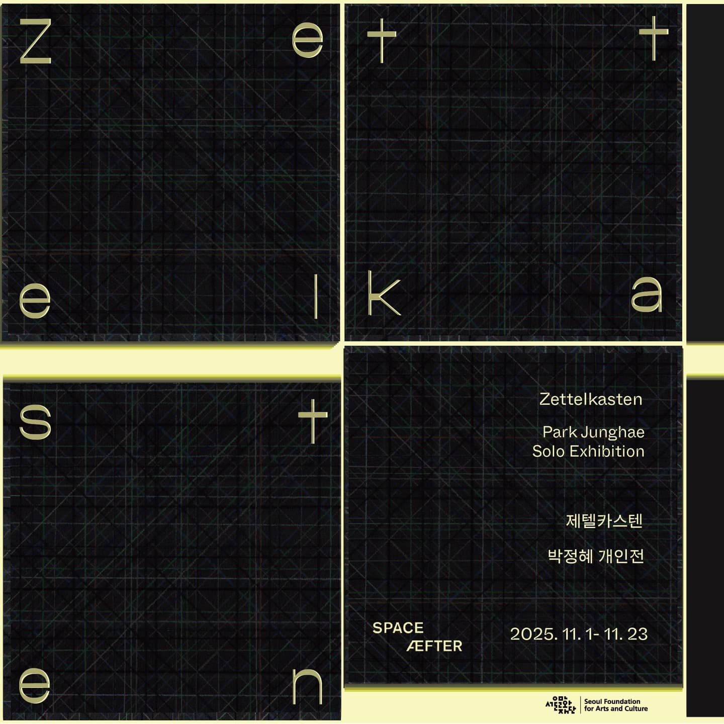 박정혜 개인전: 제텔카스텐 1