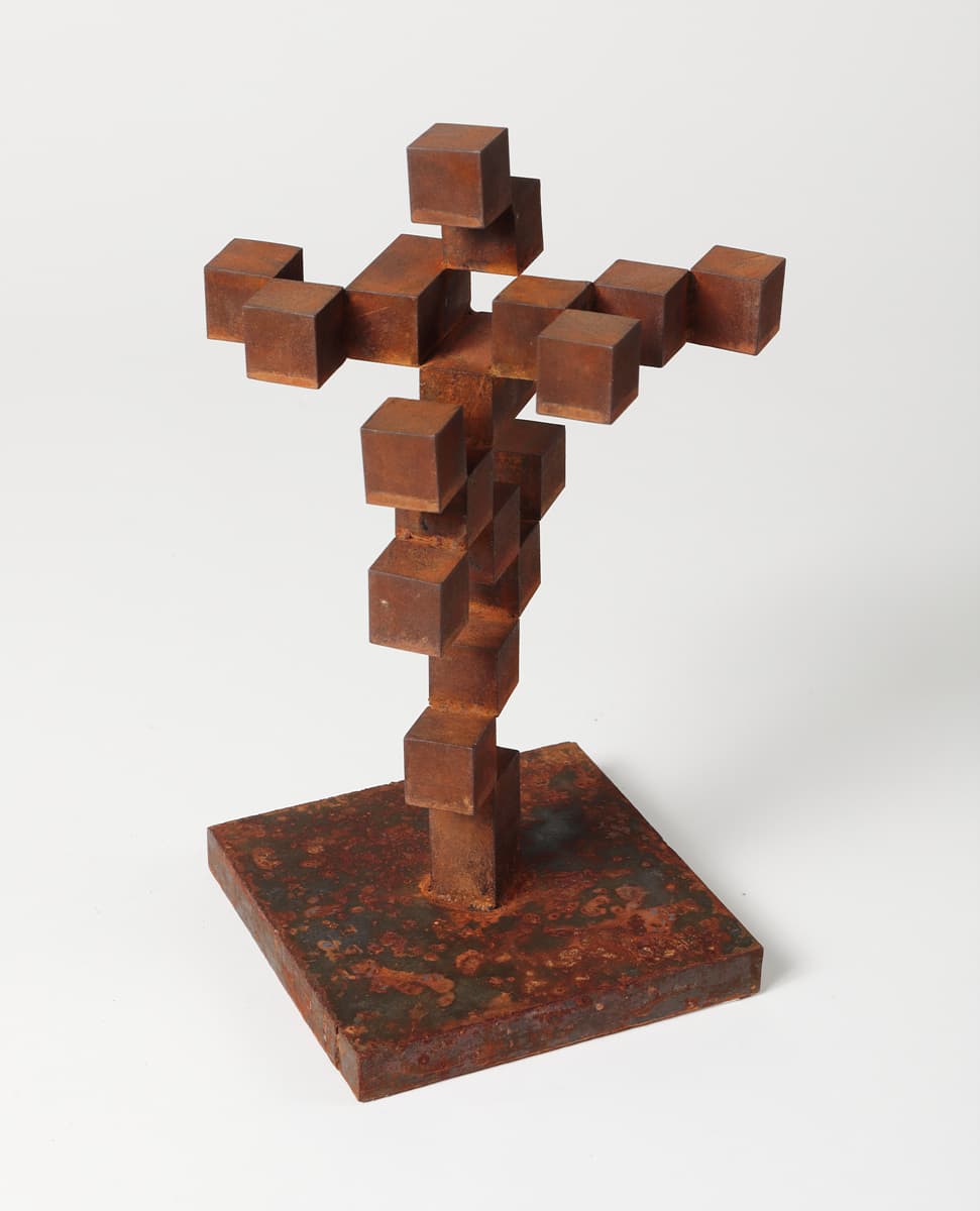 주동현, 요한복음 20:29 (John 20:29), 철, 15x15x30 (cm), 2017