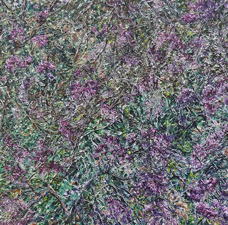 허수영_Forest 11_2018_Oil on canvas_45.5x45.5cm