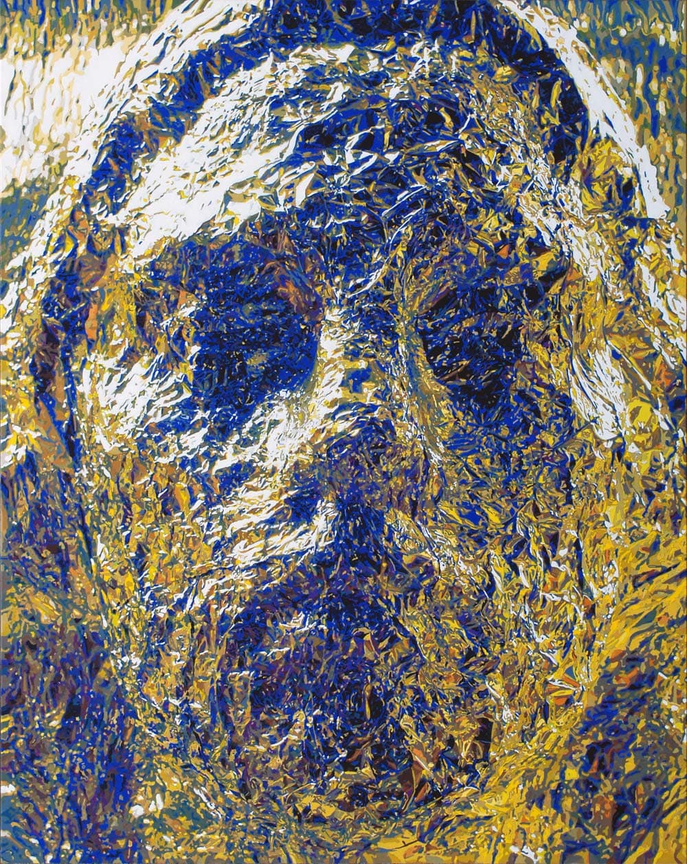 Golden Expression-01, acrylic on canvas, 162×130.3㎝,  2015