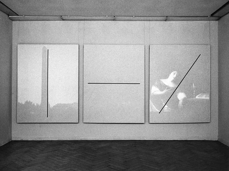 바르샤바 포크살 갤러리에서 전시 중인 <참조>(1973년 작), 1977, 작가 소장
