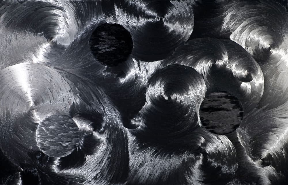 Pulse Grinding on aluminum 112 X 173 cm 2015