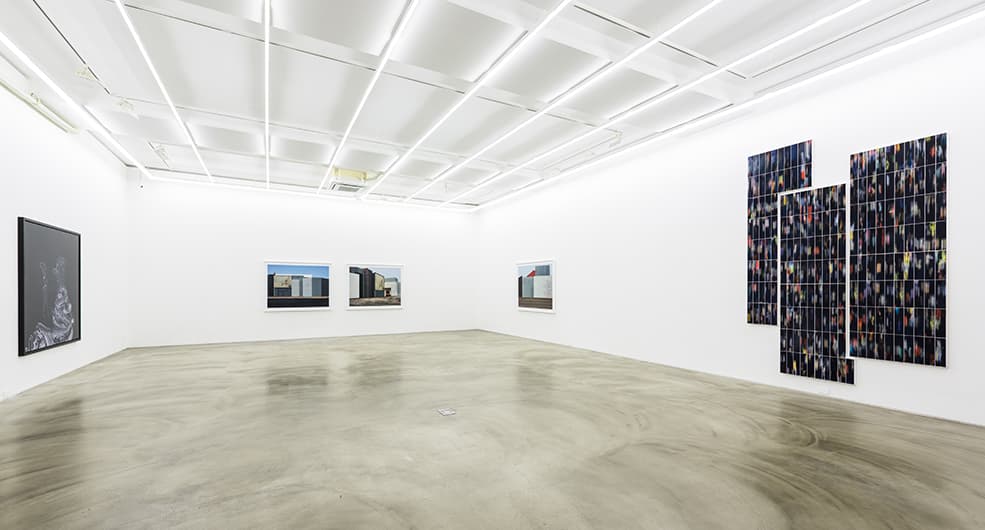 Installation view of Arrival, Gallery Simon, 2016
