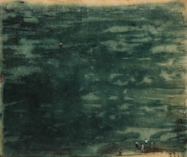 서윤희, 망중유한(忙中有閑)Ⅰ, 2016, 종이에 혼합재료, 104x119cm