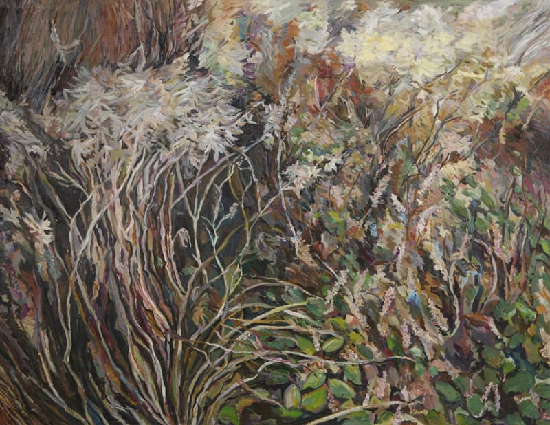 주선영, <못난풀>, 2011, 91X116cm, Oil on canvas