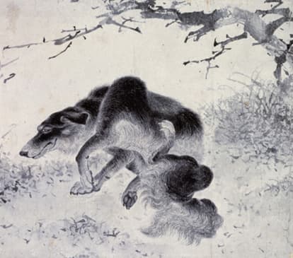 흑구도 黑狗圖  김두량 金斗樑 | 18세기 중반 | 국립중앙박물관