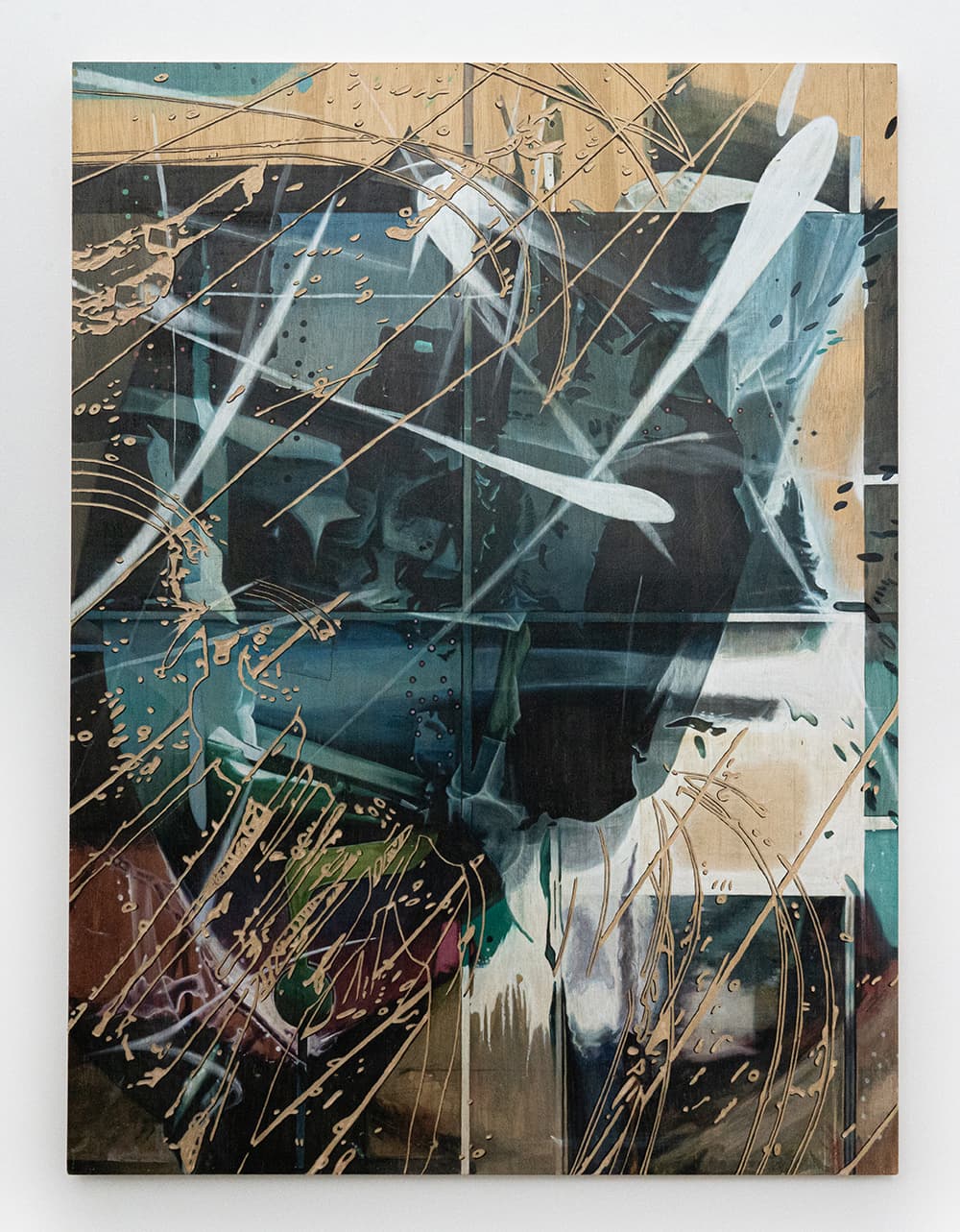 이종환, Mirror, 화판에 채색, 130.3x97cm, 2021