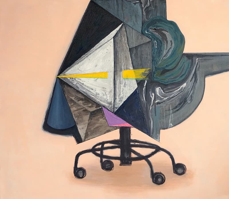 조문기_다각의지주 oil & acrylic on canvas_162.2cm × 130.3cm_2019