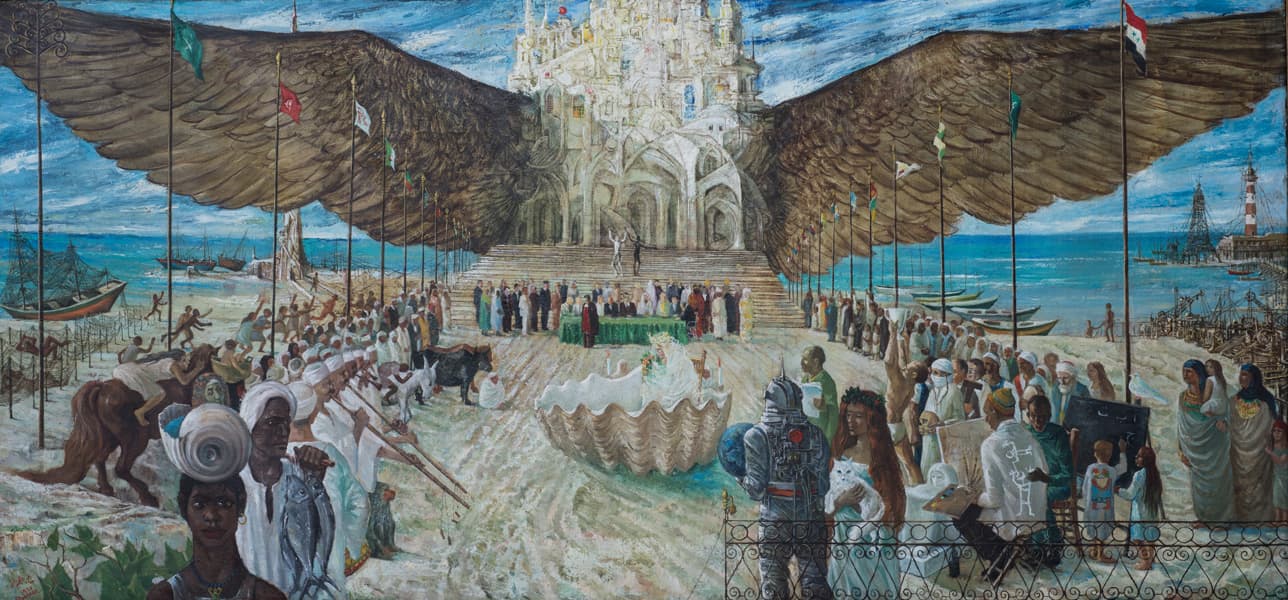 압둘하디 알자제르, 평화, 1965, 카이로이집트근대미술관 소장