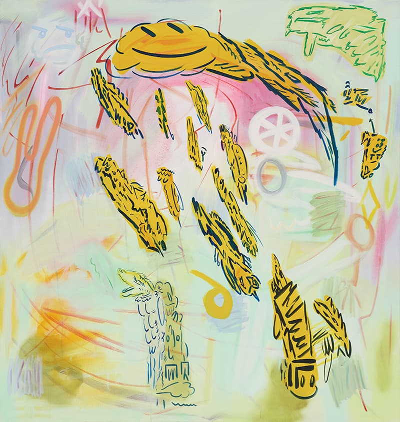 박경률, 〈그림 12〉, 2019. 캔버스에 유채, 170 x 160 cm.이미지 출처: 원앤제이 갤러리