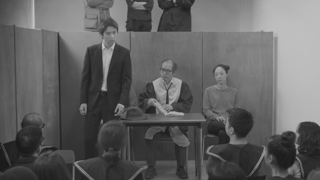 첫 심리 장면의 한 이미지_영화 설치 작품_2018