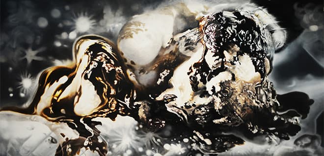 이수정, 13minutes, 2015, oil on canvas, 60x120cm