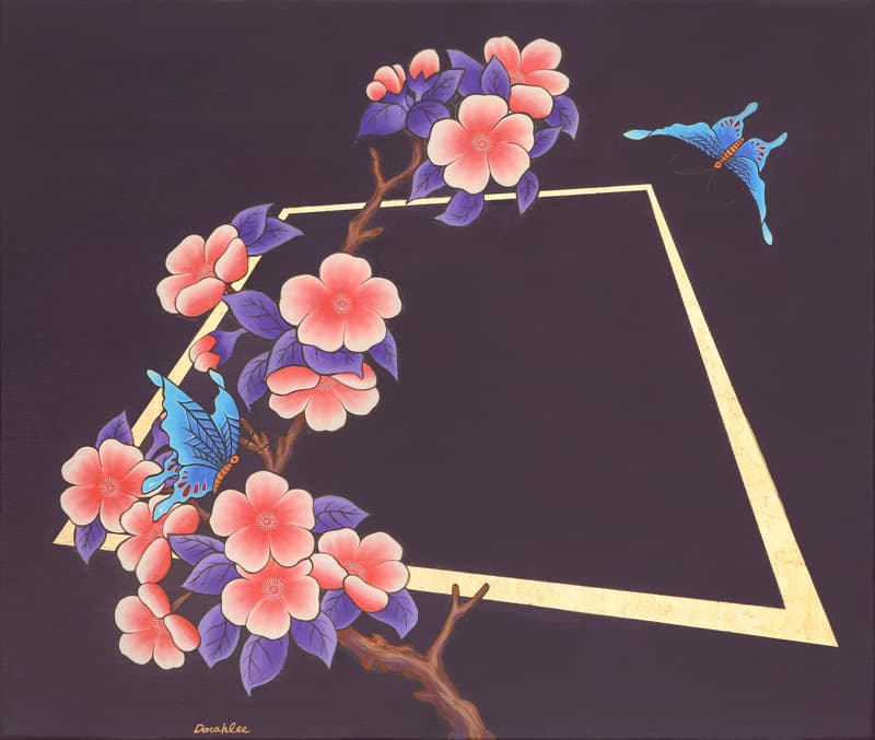 幸福-Time and Space, 53 x 45.5cm, acrylic on canvas. 2016