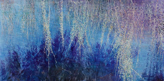 이강화, 리듬, 2017, oil on canvas, 97x193.5cm