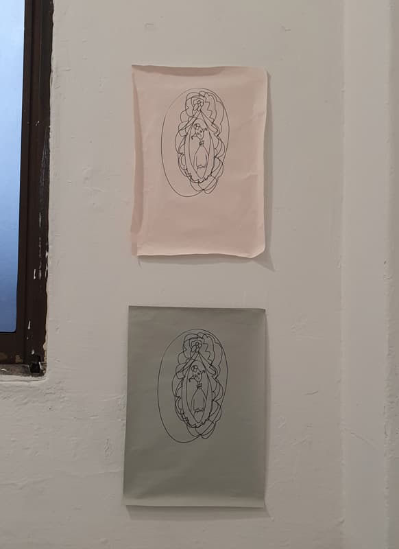 빌라예비치, 미래 같은 것, 에이포용지에 레이저인쇄, 가변크기, 2019
