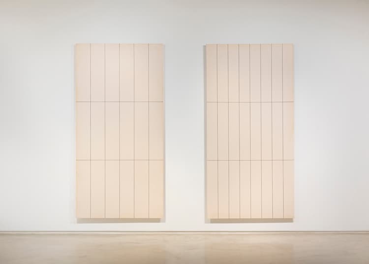 이교준 Kyojun Lee Untitled Acrylic on canvas 240 X 120 cm (each)  2003