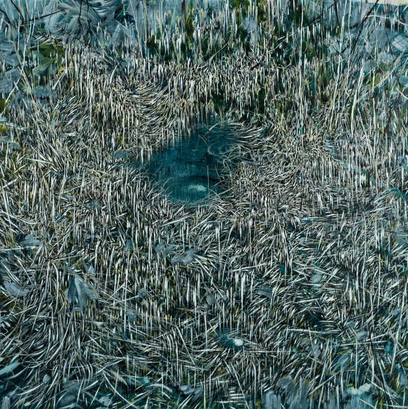 한진, 바람의 안쪽 #1 Inner side of the Wind #1, 130.3x130.3cm, Oil on Linen, 2017