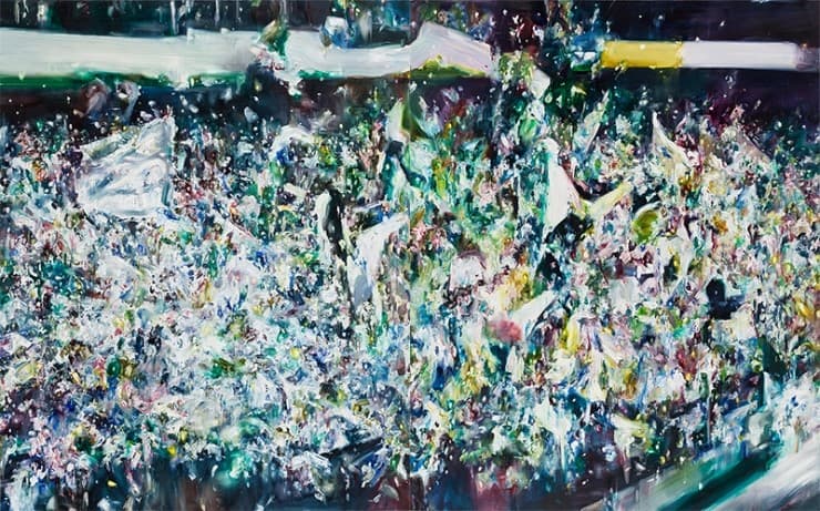 임희재, MOB003 oil on canvas 260.6x162.2cm(2pc) 2016