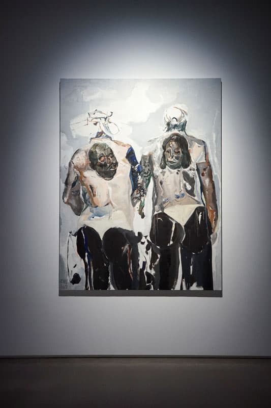 주 시앙민 ZHU Xiangmin, The Sailor No.1, 2017, charcoal pencil and oil on canvas, 130 x 170 cm