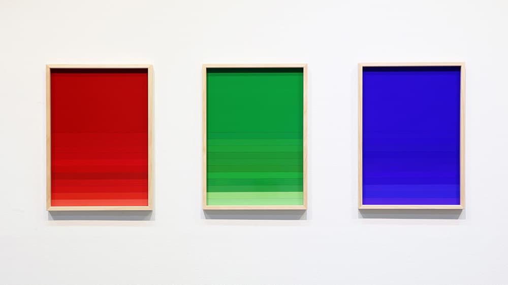 RGB_2021, 디지털 프린트, 32×42cm(×3), ed.1/2 ⓒ 2023. Ipkyu Jang