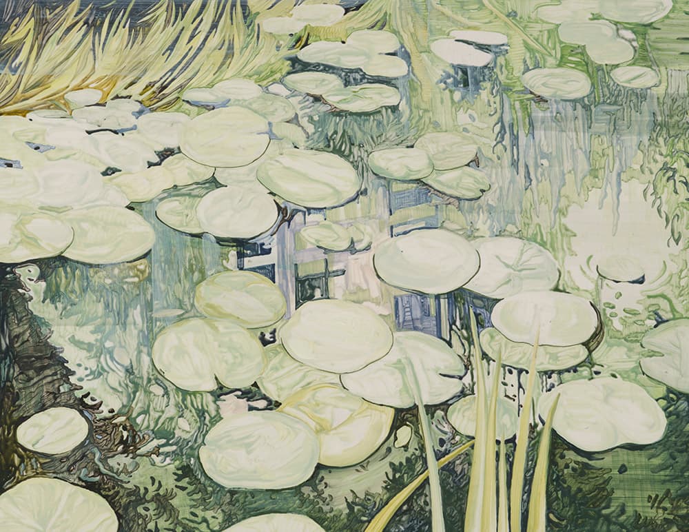 정재원_ReflectionⅡ_장지에 혼합매체_31.8×40.9cm_2021