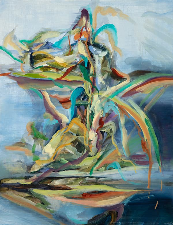 최은비, 퇴행적진화_53.0ⅹ40.9cm_oil on canvas_2018