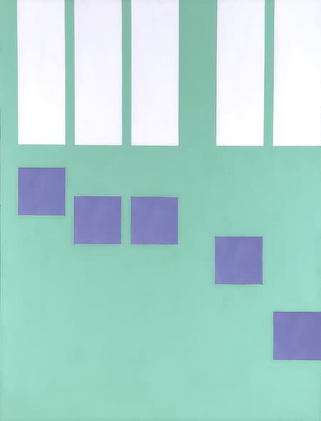 김연지, 딩동댕, 아크릴 조각, 나무판넬, 페인트, 145x112, 2019