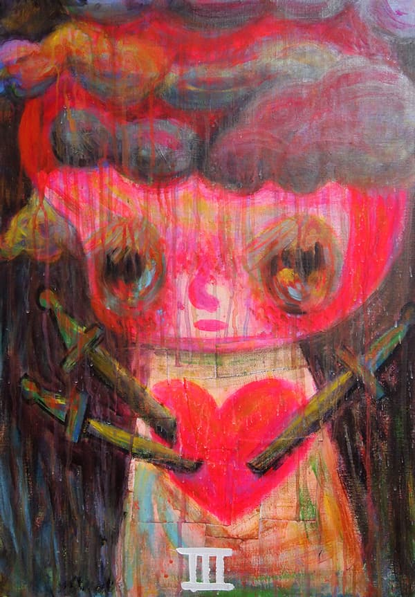 RORI_Three of swords_Acrylic on canvas_65x45.5_2017
