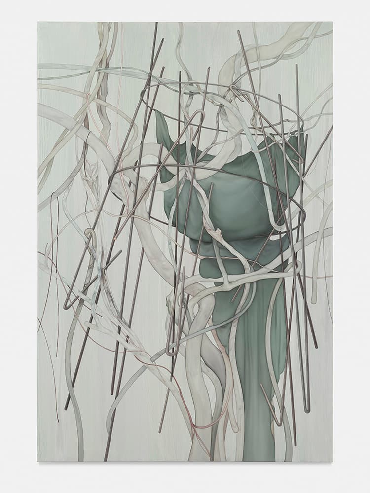 양소정, Untitled 02, 2022, acrylic and oil on canvas,193.9×130.3cm