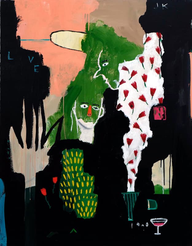 What happened in 1990?-10, Mixed media on wood, 116.8 x 91.0cm, 2018