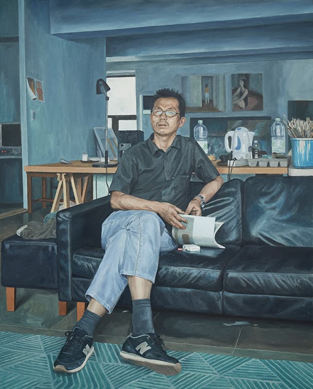 서동욱, 〈CH〉, 2020. 캔버스에 유채, 162.2 x 130.3 cm.이미지 출처: 원앤제이 갤러리