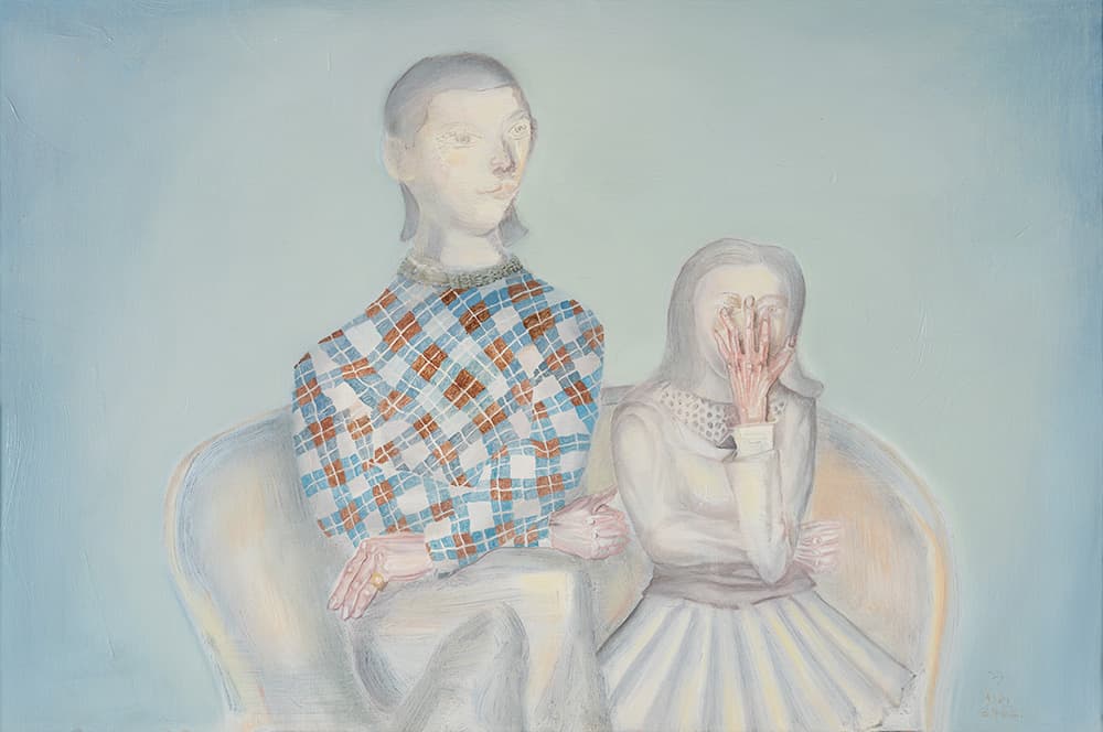 이희현, 커플, 2009, Oil on canvas, 60.6x90.8cm