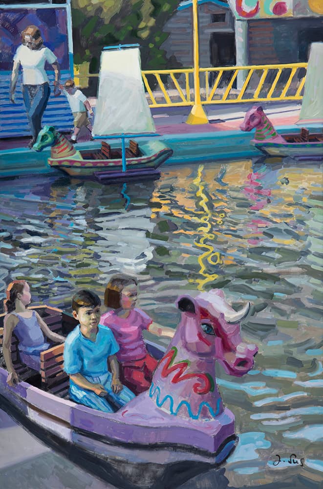 헤수스 수스 몬따예스, 놀이동산, 2001, 캔버스에 유채, 195×130cm