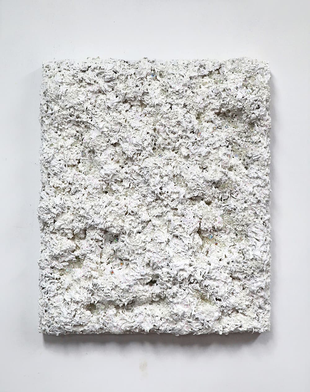 눈 쌓인 언덕의 얼음조각들_53x45cm_복합매체_2020