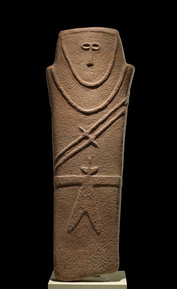 <사람 모양의 석상>, 기원전 4천년기 사우디아라비아 국립박물관 소장