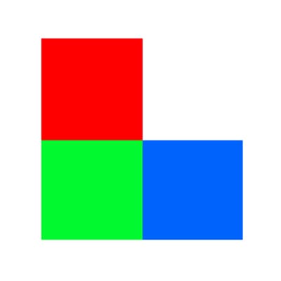 황규태, pixel; RGB, 2016, Pigment print, 35x35cm