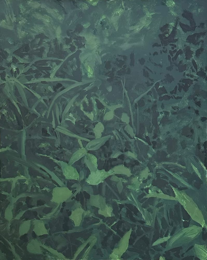 어스름_수풀_Dimness_ Green_2023_oil on canvas_90.9 x 72.7 cm