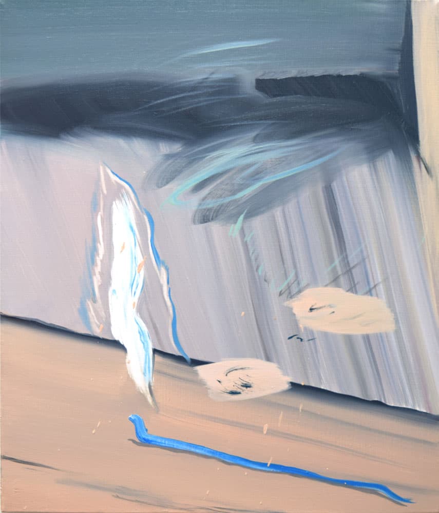 물 뿌리기, oil on canvas, 53.0x45.5cm, 2021