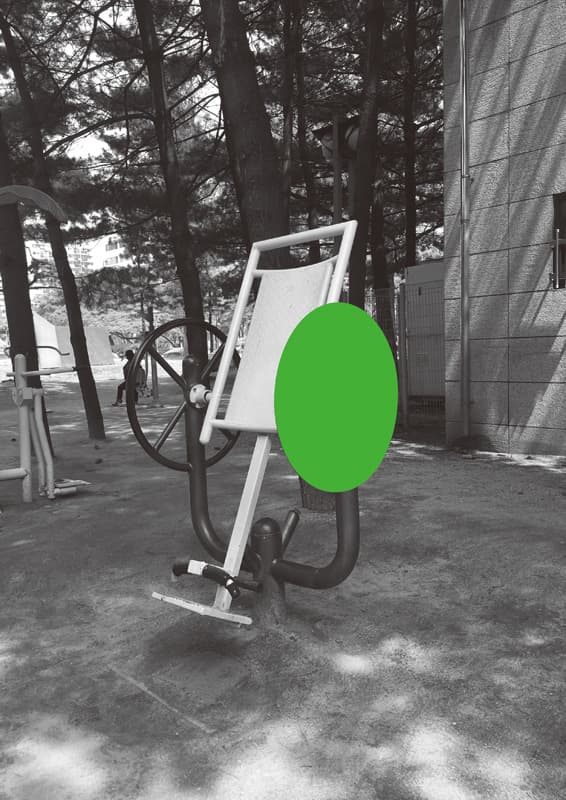 조혜진, 둥근 모양들, 디지털 이미지, 가변크기, 2019